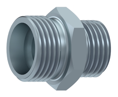 [CFSTA AL 8 R 1/8] RACOR RECTO SIN TUERCA Y ANILLO Ø 8 L 1/8" BSP