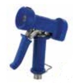 [CFCDG75B] Pistola de agua para limpieza industrial - rosca hembra BSPP 1/2" azul - latón