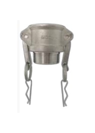 [CFB600SS] Camlock tipo B: acople hembra-rosca macho BSPT-Junta NBR SS AISI316/1.4408 5 bar DN150 6"