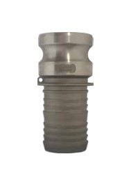 [CFE125SS] Camlock tipo E: acople macho-espiga para manguera SS AISI 316/1.4408 17 bar DN032 34mm