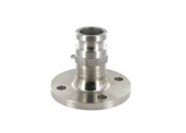[CF100ANP] Camlock tipo LAS: acople macho con brida fija SS AISI 316/1.4408 10 bar DN025 PN10/16