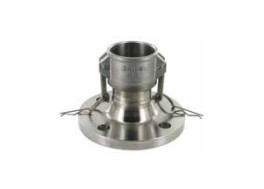 [CF150CNP] Camlock tipo LBS: acople hembra con brida fija - junta NBR SS AISI 316/1.4408 10 bar DN040 PN 10/16