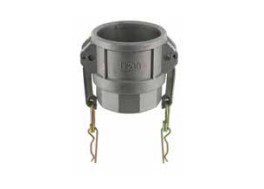 [CFD125AL] Camlock tipo D: acople hembra-rosca hembra BSPP-junta NBR aluminio DN032 1 1/4"