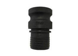 [CFE125DINPP-R] Adaptador macho tipo E con espiga dentada y collar -conductor- polipropileno 6,5 bar DN032 34mm