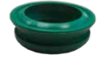 [CFEXG-VG] Racor para agua tipo Geka - junta verde Viton 25bar universal