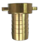 [CF2/3H050] Racor con rosca hembra 2/3 y espiga dentada - junta NBR - latón 10bar 1/2" -  13mm