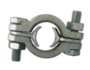 [CFSL49] Abrazadera media luna de seguridad DIN20039 - acero galvanizado - 10bar 39-49