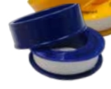 [CFTB02-10M] Cinta de teflón azul 10m - 0,01mm - 12mm -40g/m²
