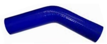 [CFSBSH-10-45/200] Codo 45º de silicona para refrigeración - azul Int. 10mm 10bar